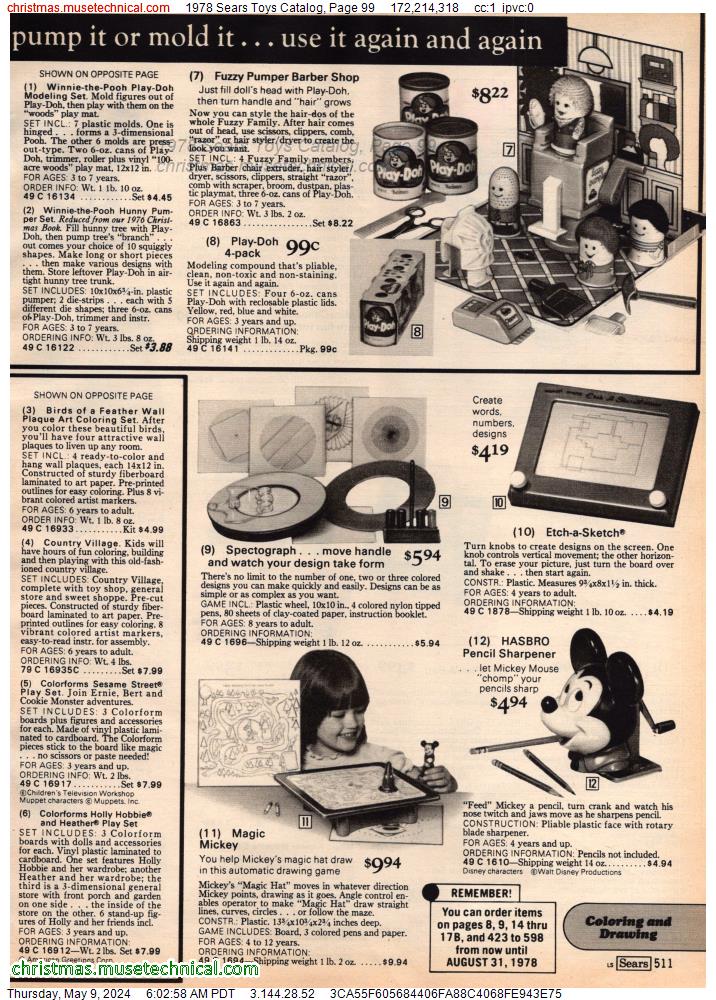 1978 Sears Toys Catalog, Page 99