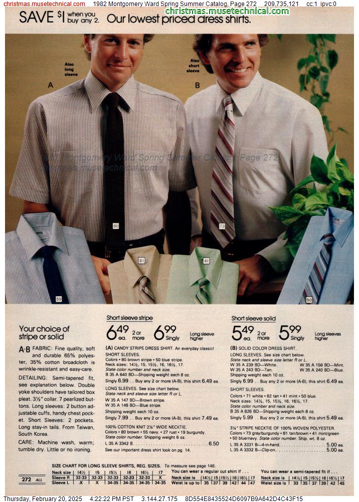 1982 Montgomery Ward Spring Summer Catalog, Page 272