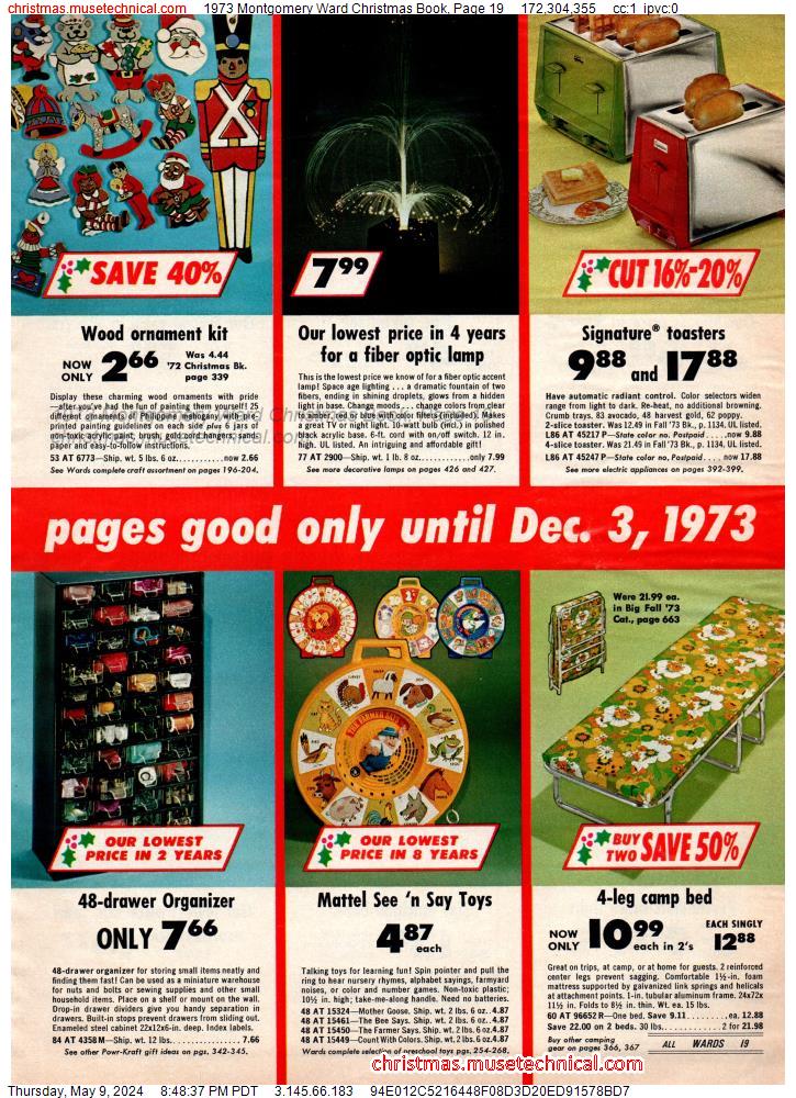1973 Montgomery Ward Christmas Book, Page 19