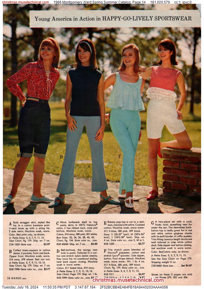 1966 Montgomery Ward Spring Summer Catalog, Page 14