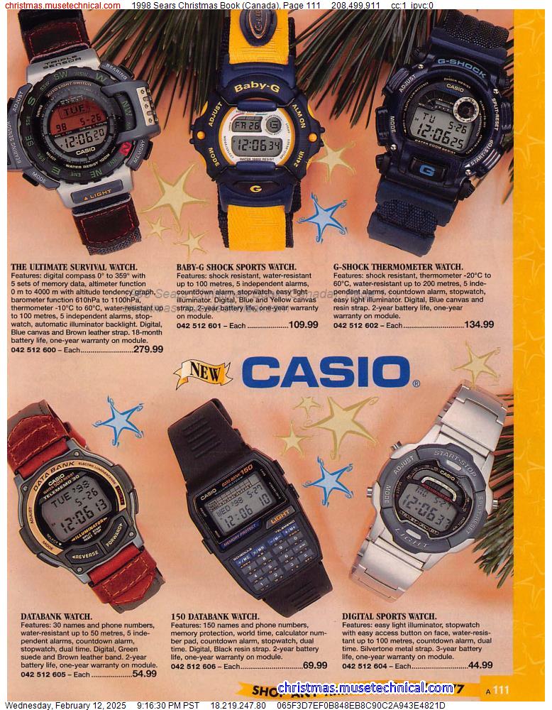 1998 Sears Christmas Book (Canada), Page 111