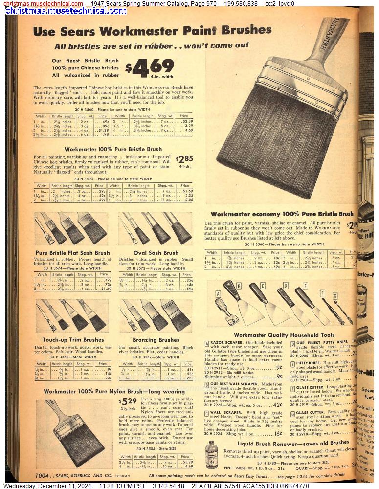 1947 Sears Spring Summer Catalog, Page 970