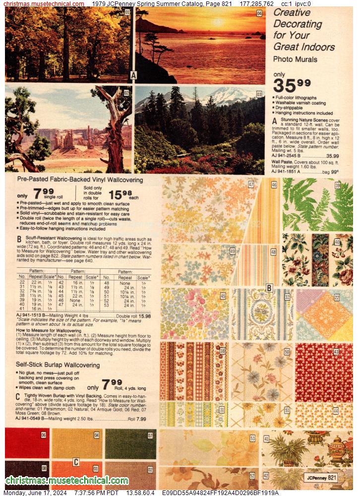 1979 JCPenney Spring Summer Catalog, Page 821