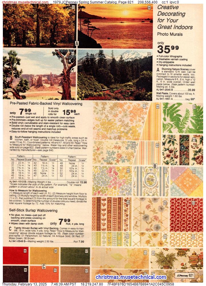 1979 JCPenney Spring Summer Catalog, Page 821