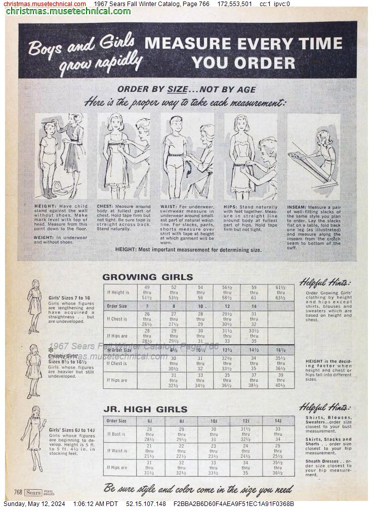 1967 Sears Fall Winter Catalog, Page 766