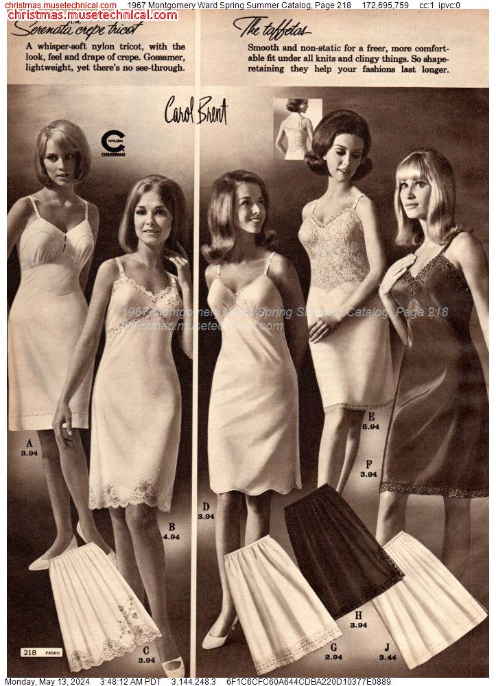 1967 Montgomery Ward Spring Summer Catalog, Page 218