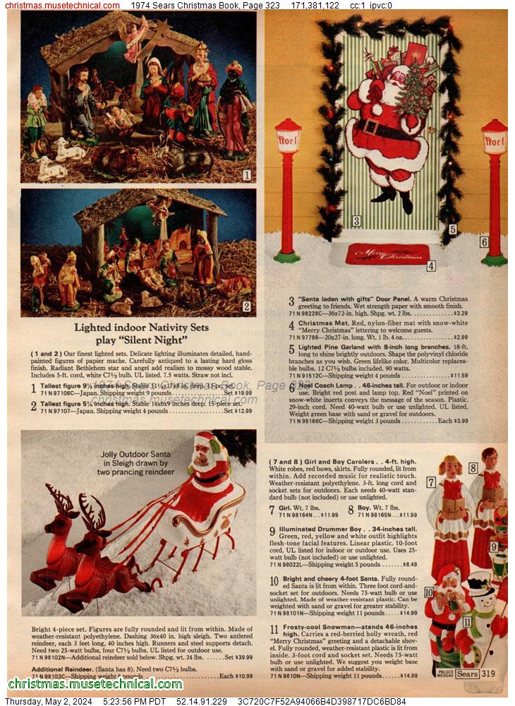 1974 Sears Christmas Book, Page 323