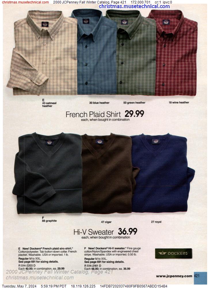 2000 JCPenney Fall Winter Catalog, Page 421