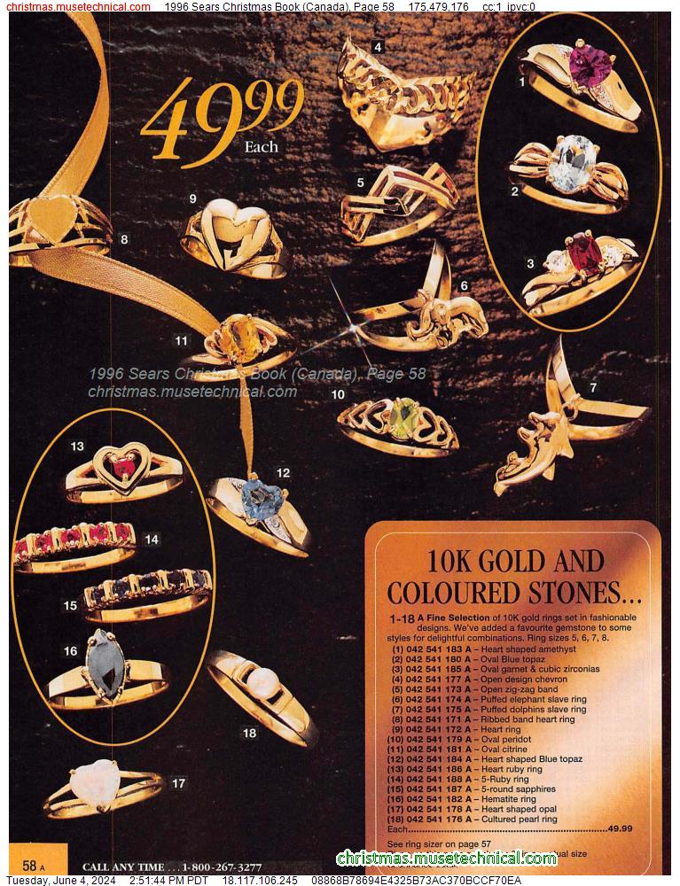 1996 Sears Christmas Book (Canada), Page 58