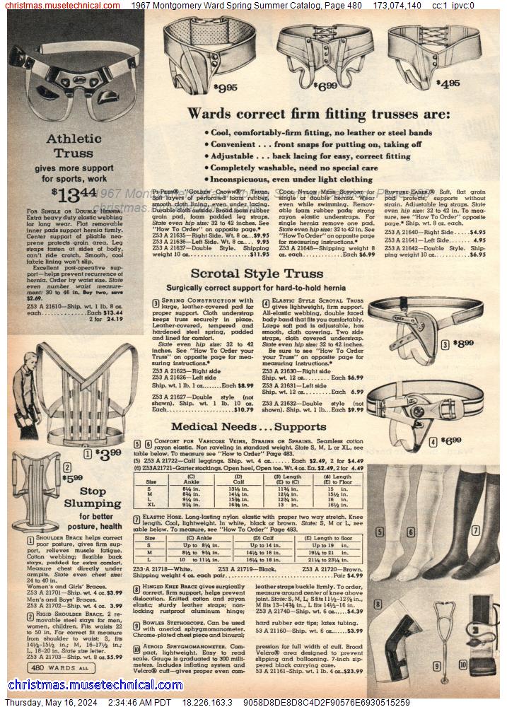 1967 Montgomery Ward Spring Summer Catalog, Page 480