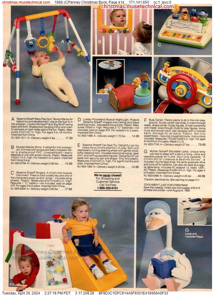1989 JCPenney Christmas Book, Page 414