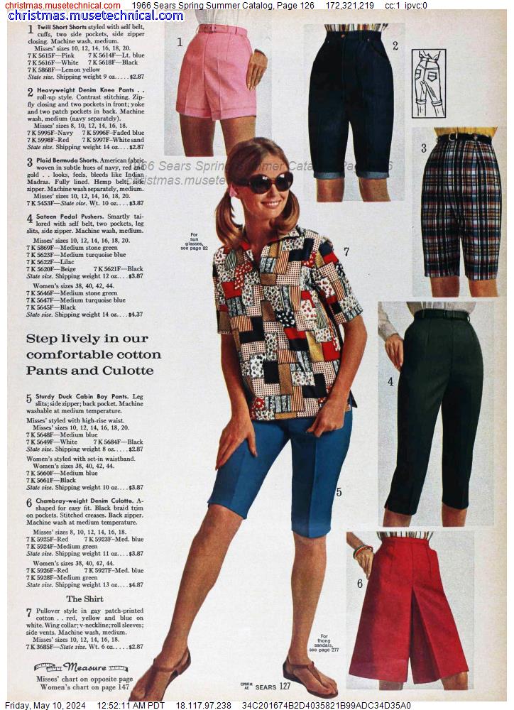 1966 Sears Spring Summer Catalog, Page 126
