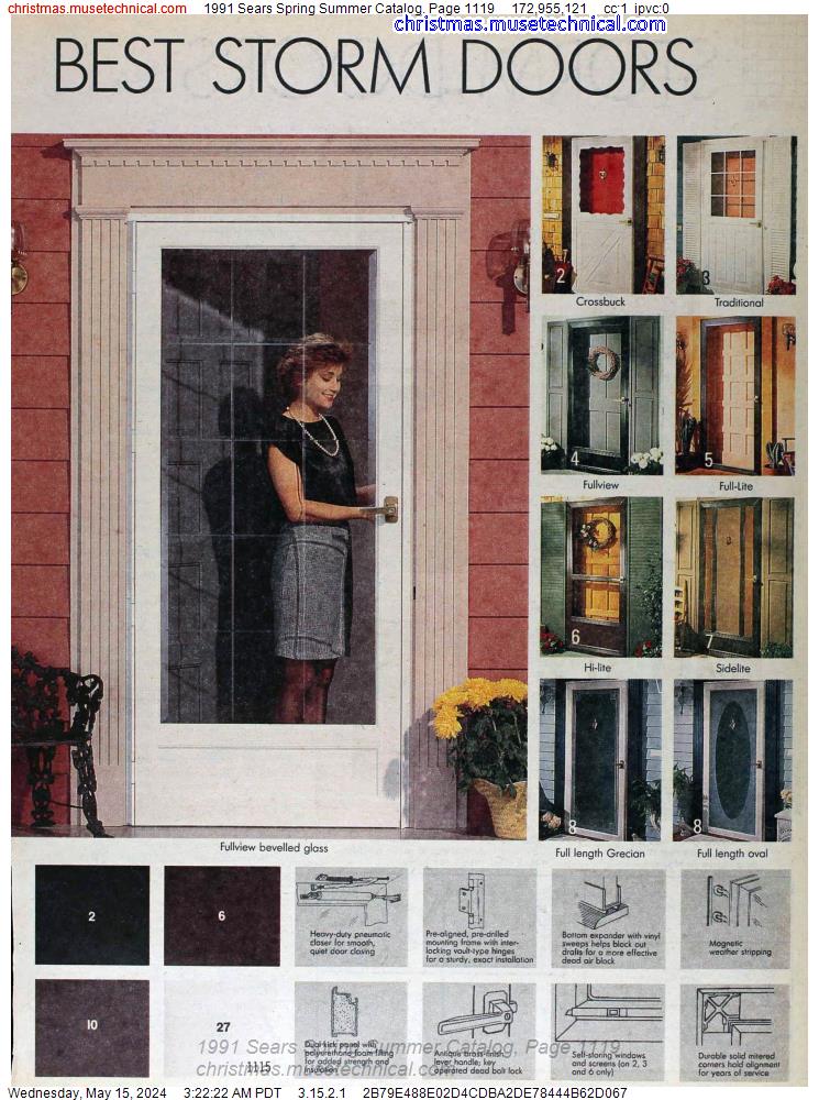 1991 Sears Spring Summer Catalog, Page 1119