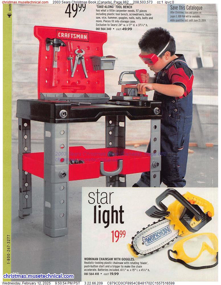 2003 Sears Christmas Book (Canada), Page 862