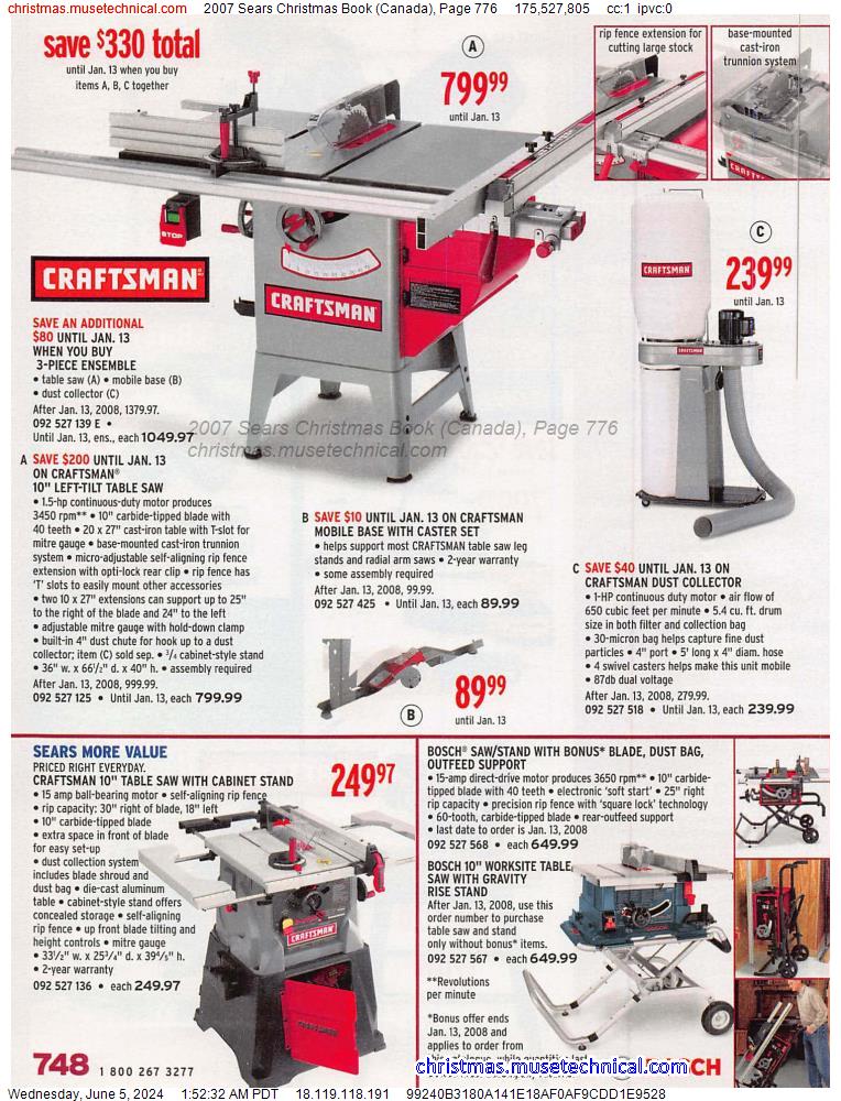2007 Sears Christmas Book (Canada), Page 776