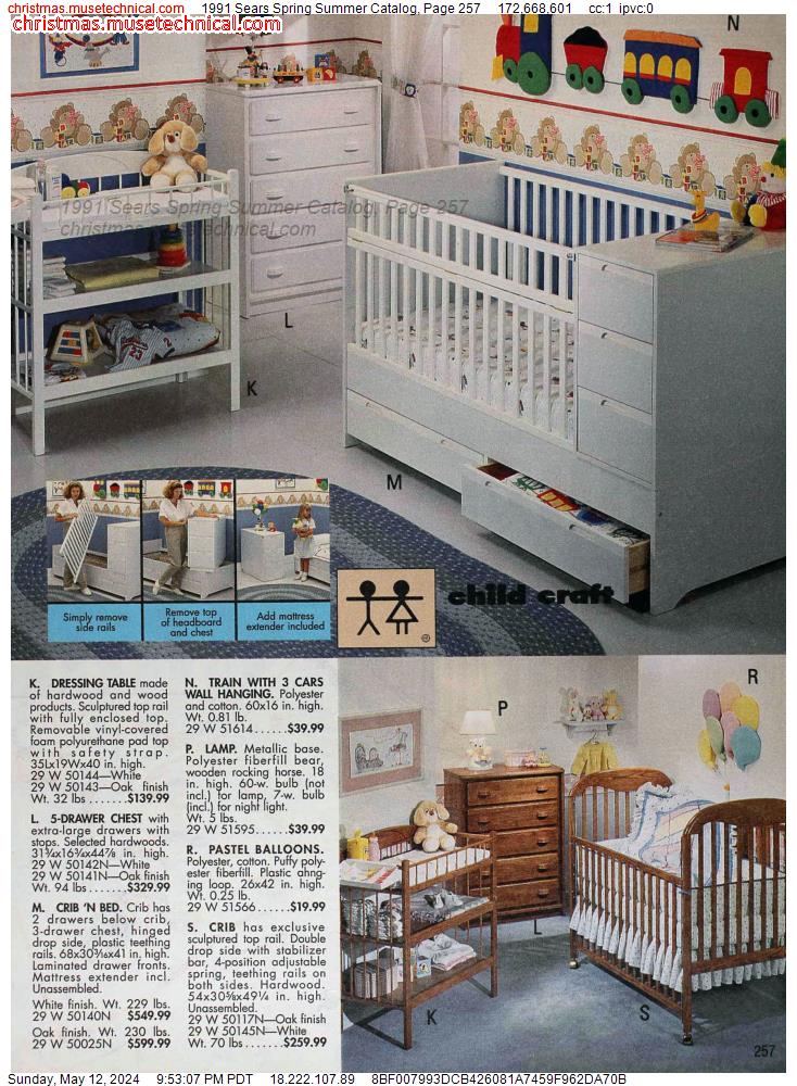 1991 Sears Spring Summer Catalog, Page 257