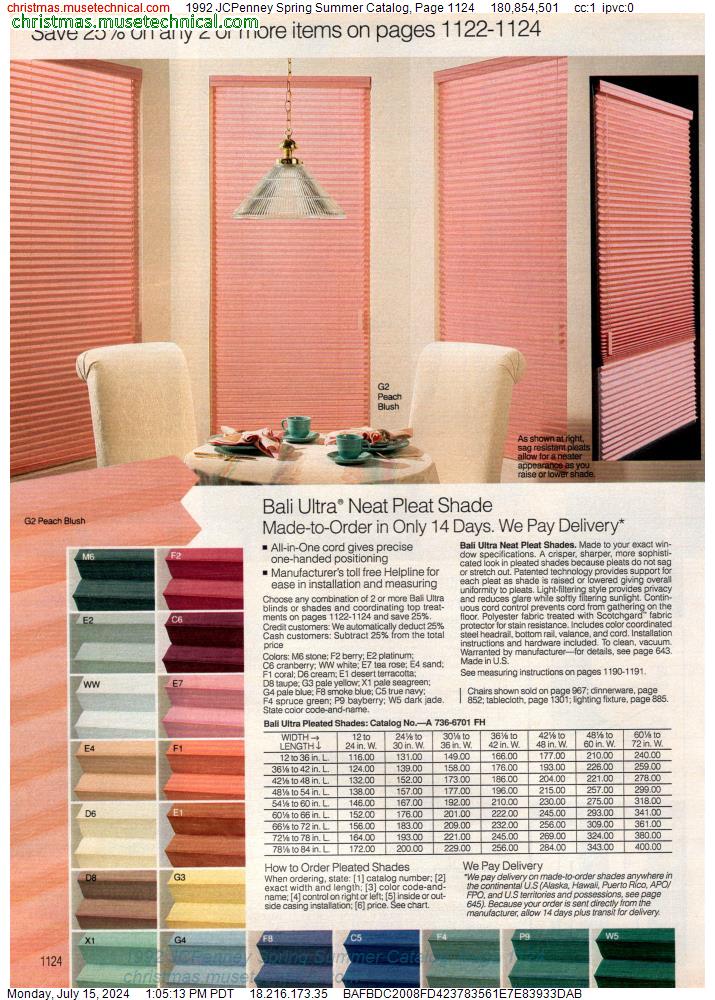 1992 JCPenney Spring Summer Catalog, Page 1124