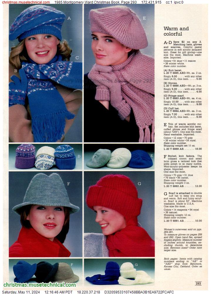 1985 Montgomery Ward Christmas Book, Page 293