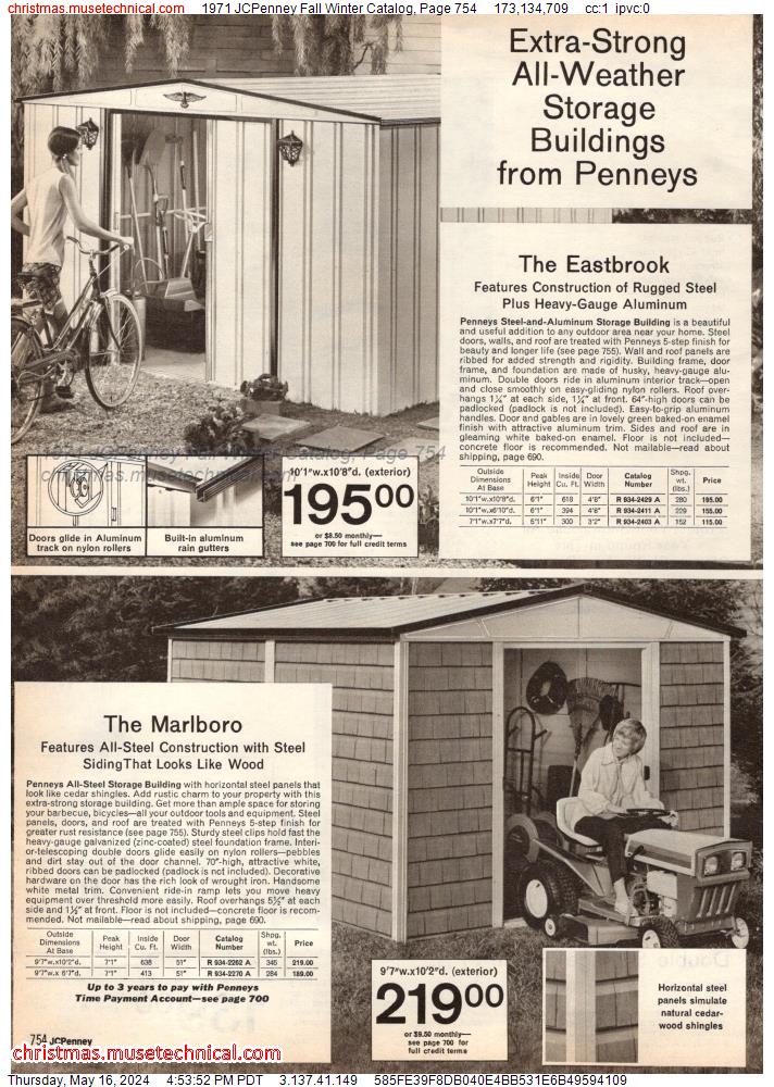 1971 JCPenney Fall Winter Catalog, Page 754
