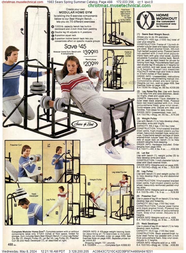 1983 Sears Spring Summer Catalog, Page 488