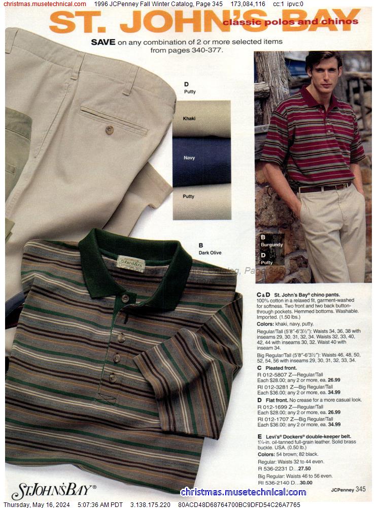 1996 JCPenney Fall Winter Catalog, Page 345