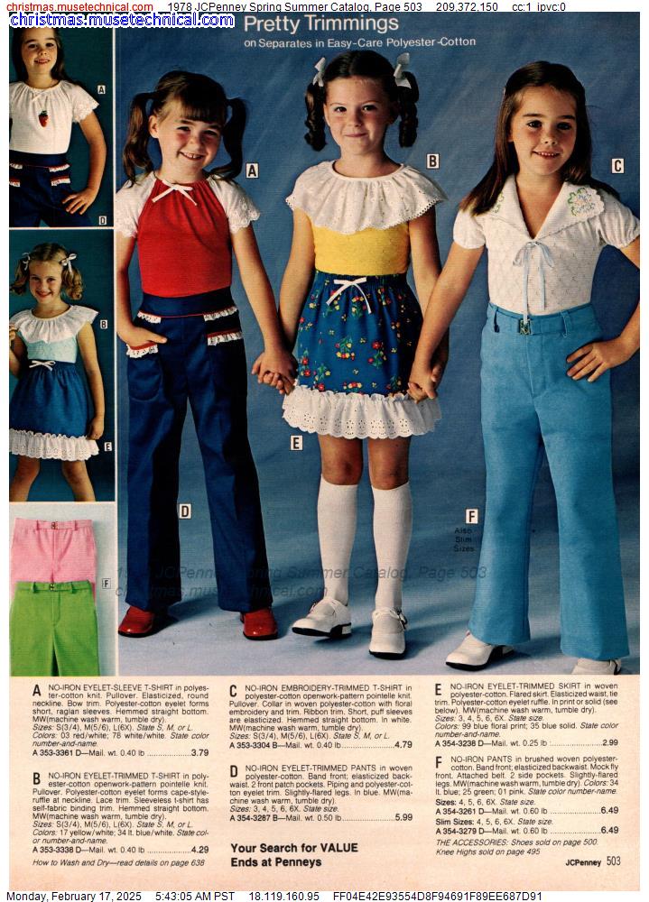 1978 JCPenney Spring Summer Catalog, Page 503