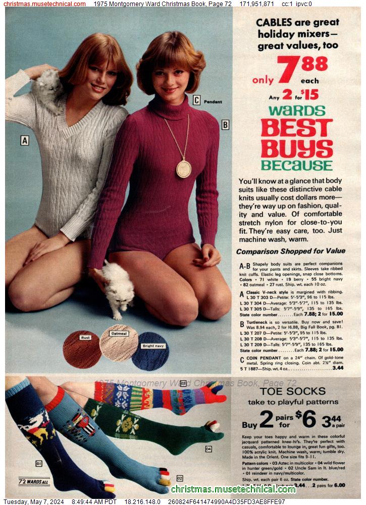 1975 Montgomery Ward Christmas Book, Page 72