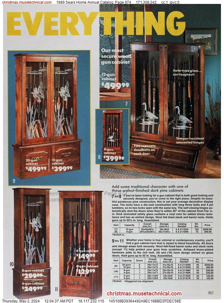 1989 Sears Home Annual Catalog, Page 974