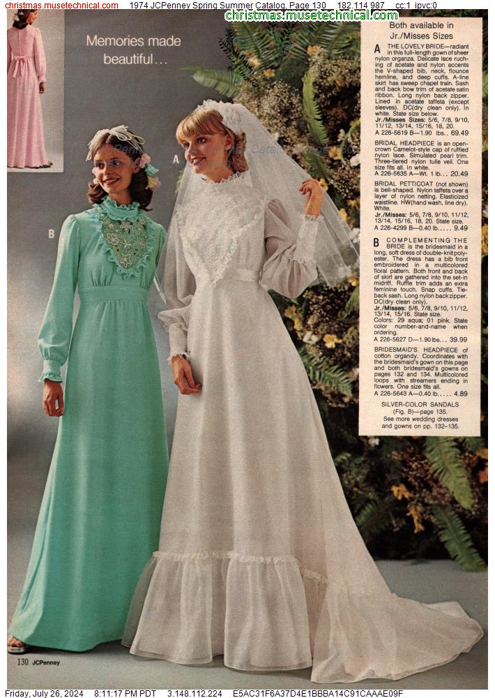 1974 JCPenney Spring Summer Catalog, Page 130
