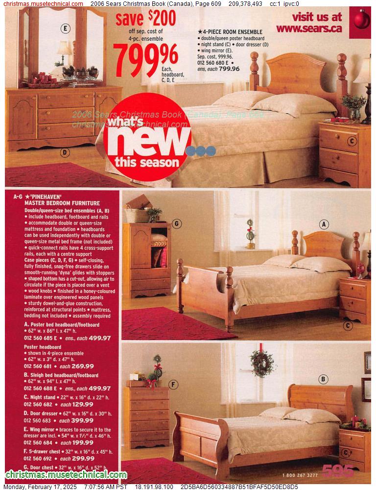 2006 Sears Christmas Book (Canada), Page 609