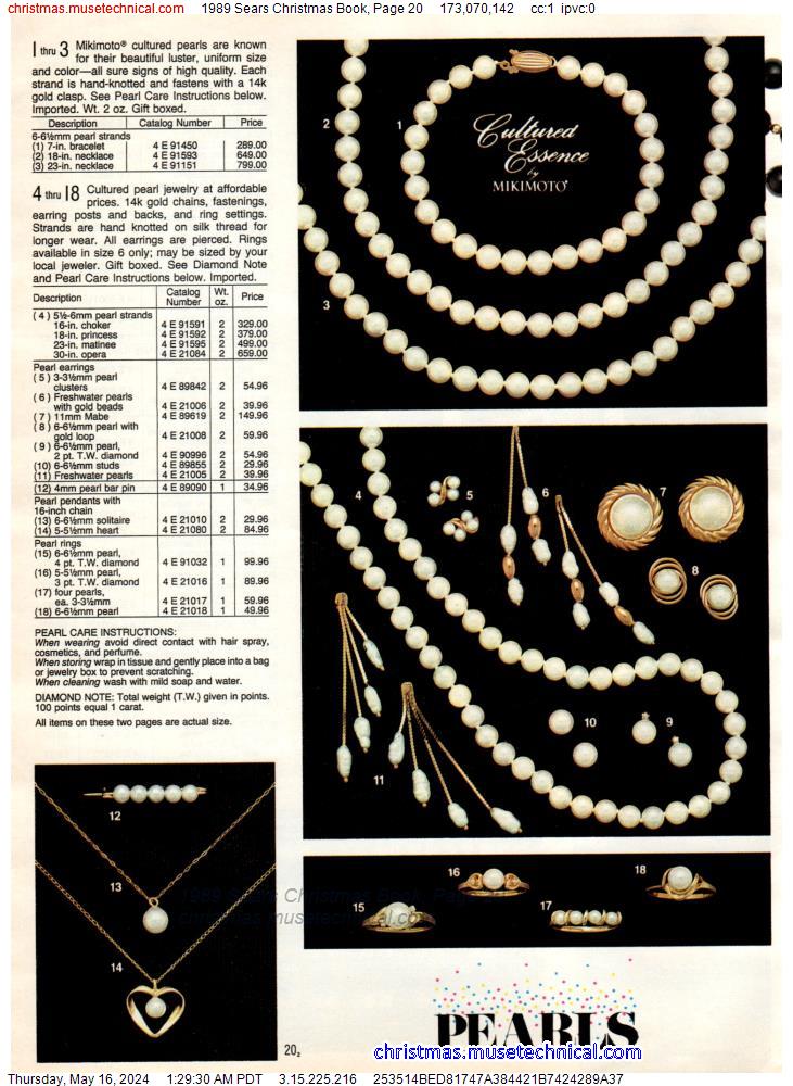 1989 Sears Christmas Book, Page 20