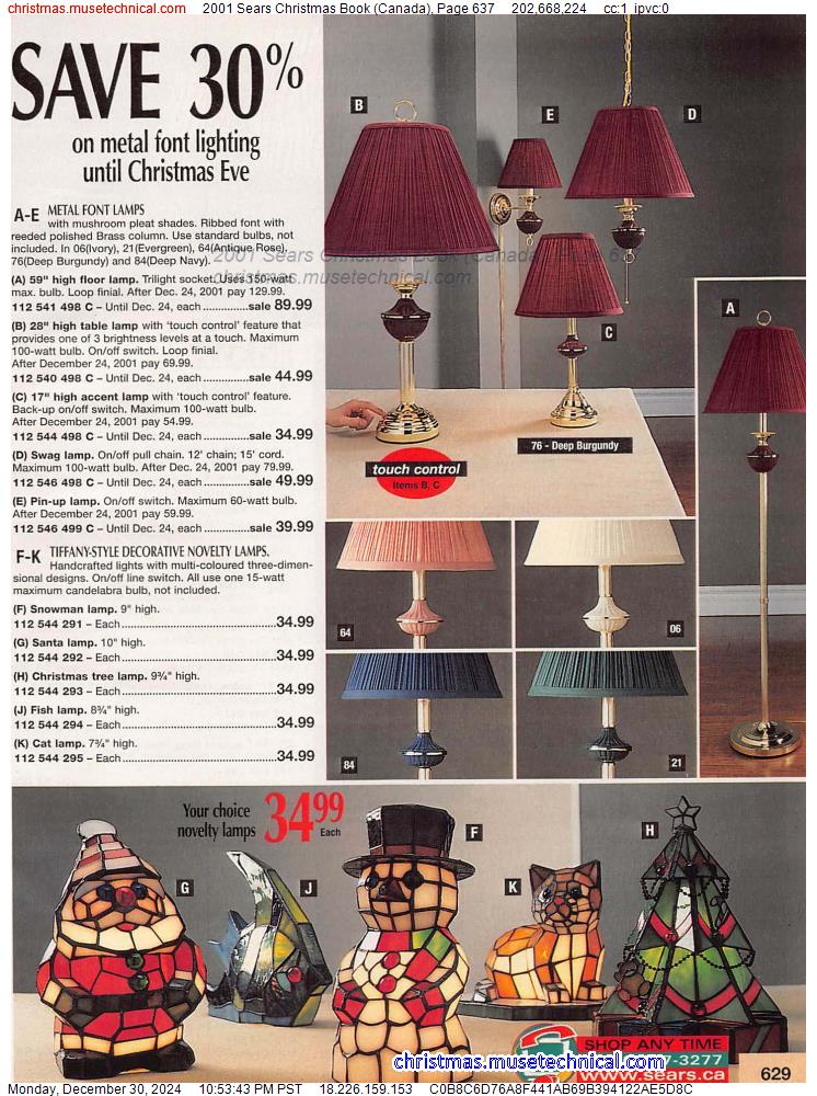 2001 Sears Christmas Book (Canada), Page 637