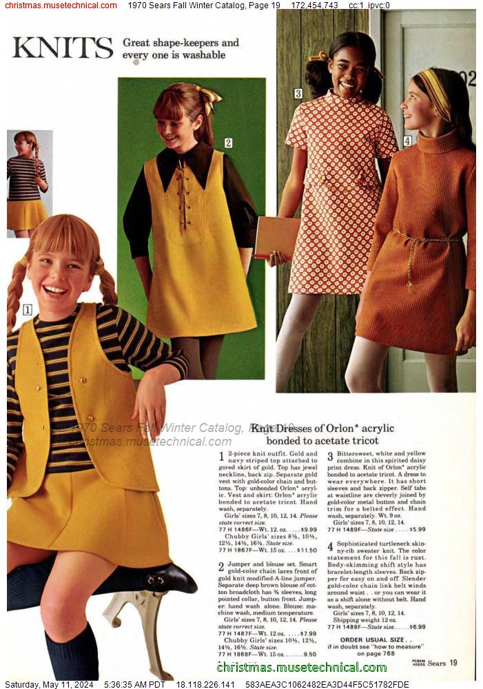 1970 Sears Fall Winter Catalog, Page 19