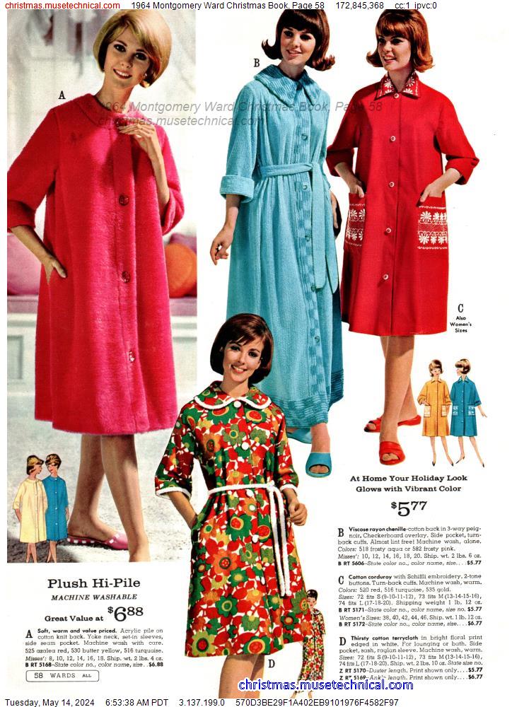 1964 Montgomery Ward Christmas Book, Page 58