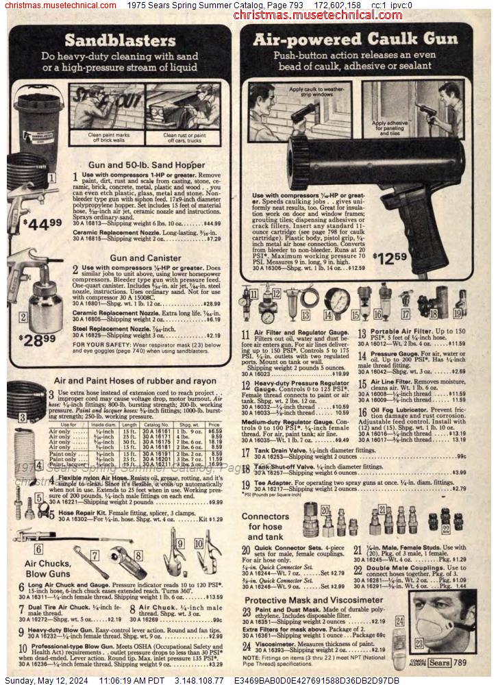 1975 Sears Spring Summer Catalog, Page 793