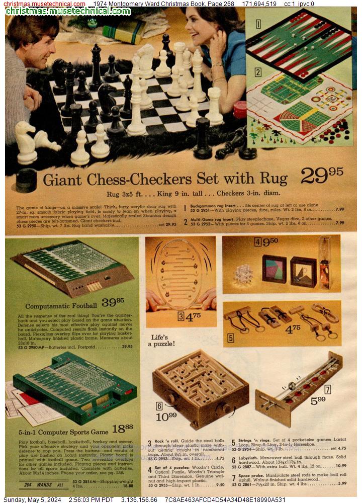 1974 Montgomery Ward Christmas Book, Page 268