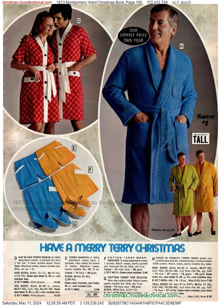 1973 Montgomery Ward Christmas Book, Page 105