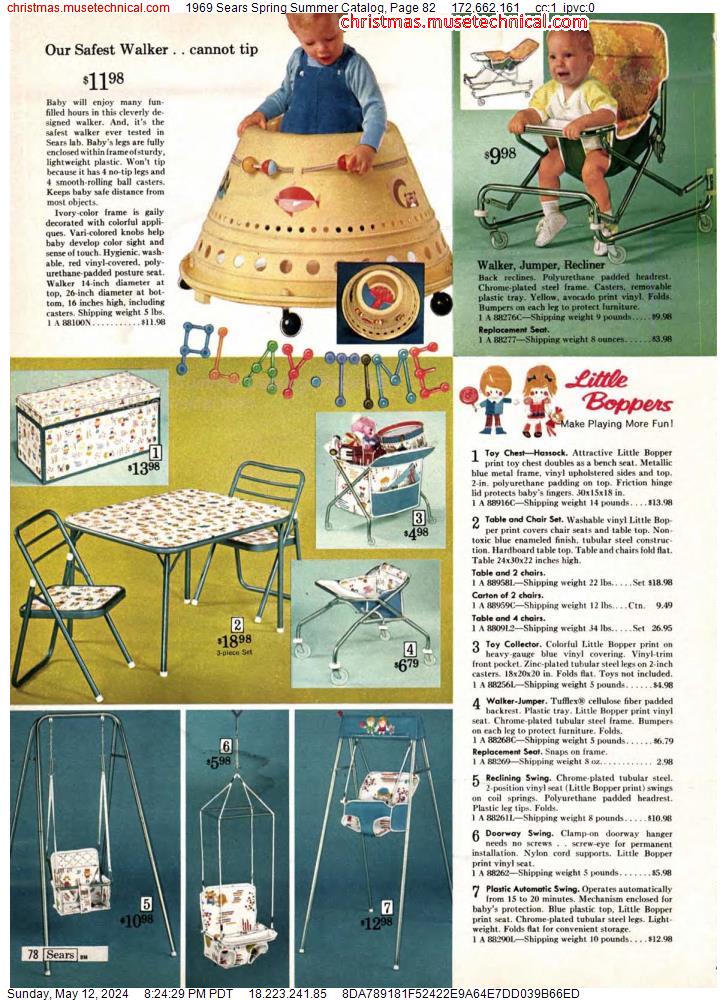 1969 Sears Spring Summer Catalog, Page 82