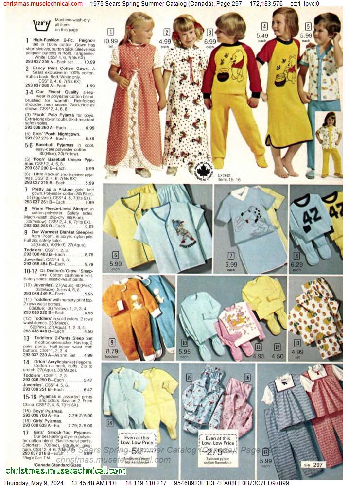 1975 Sears Spring Summer Catalog (Canada), Page 297