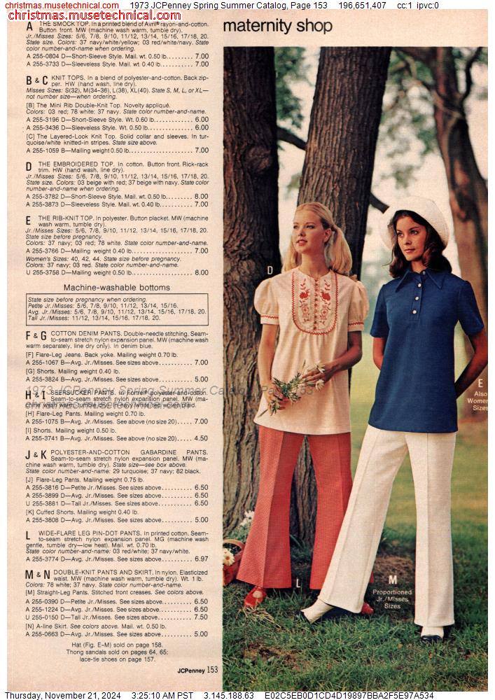 1973 JCPenney Spring Summer Catalog, Page 153