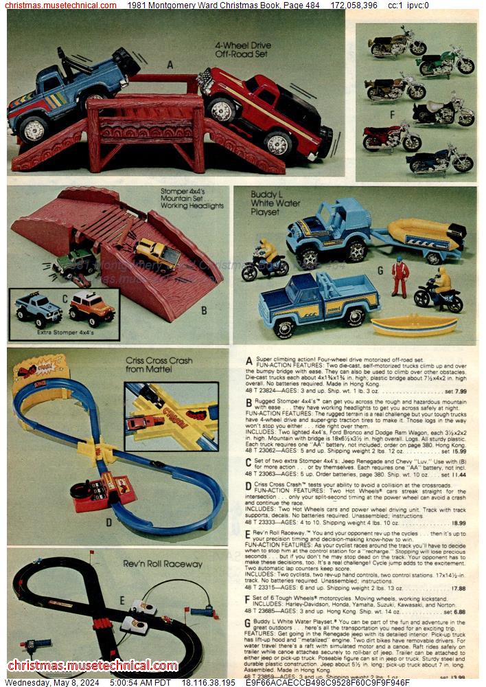 1981 Montgomery Ward Christmas Book, Page 484