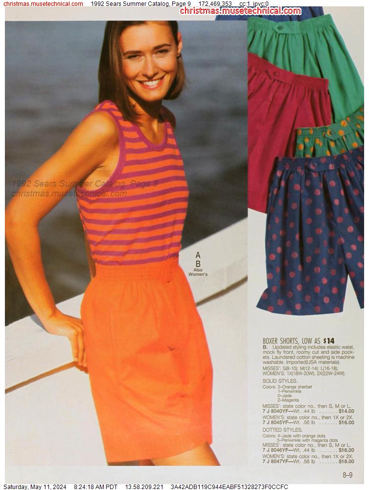 1992 Sears Summer Catalog, Page 9