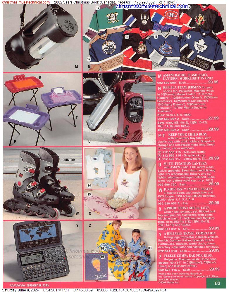 2002 Sears Christmas Book (Canada), Page 63