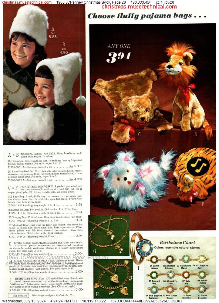 1965 JCPenney Christmas Book, Page 20