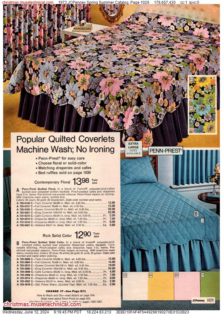 1973 JCPenney Spring Summer Catalog, Page 1029