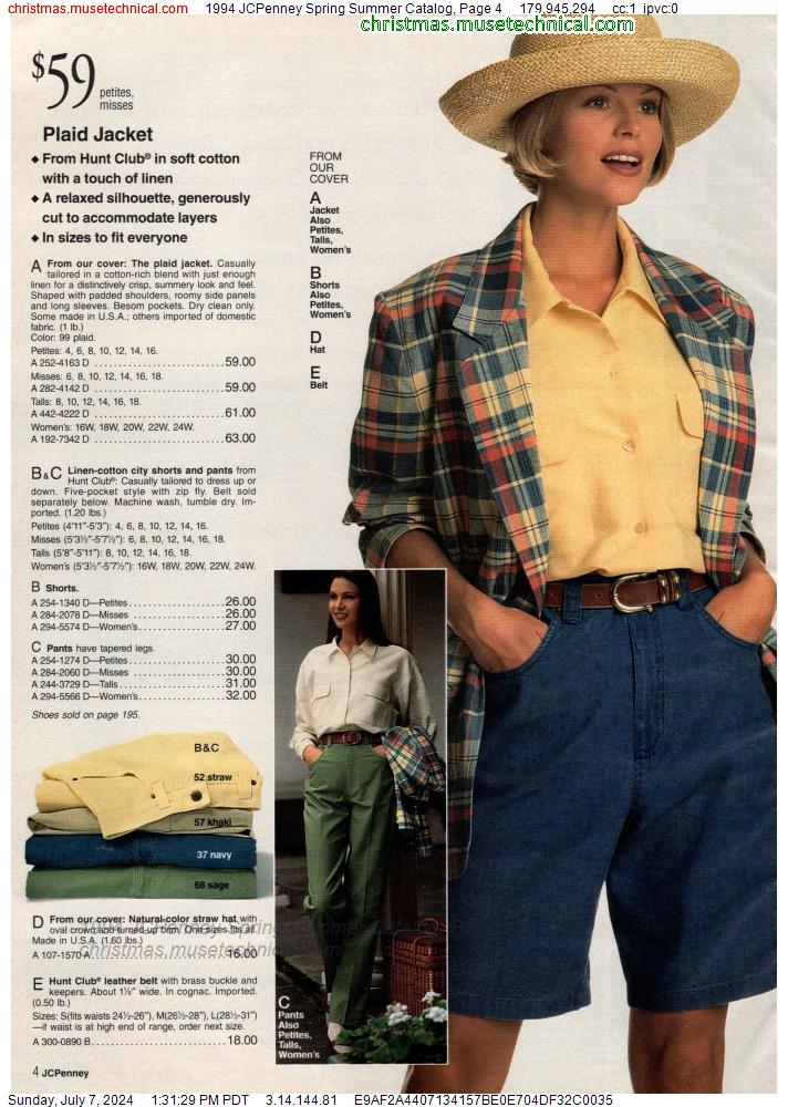 1994 JCPenney Spring Summer Catalog, Page 4
