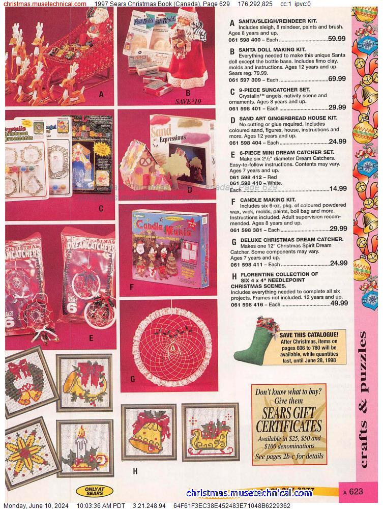 1997 Sears Christmas Book (Canada), Page 629