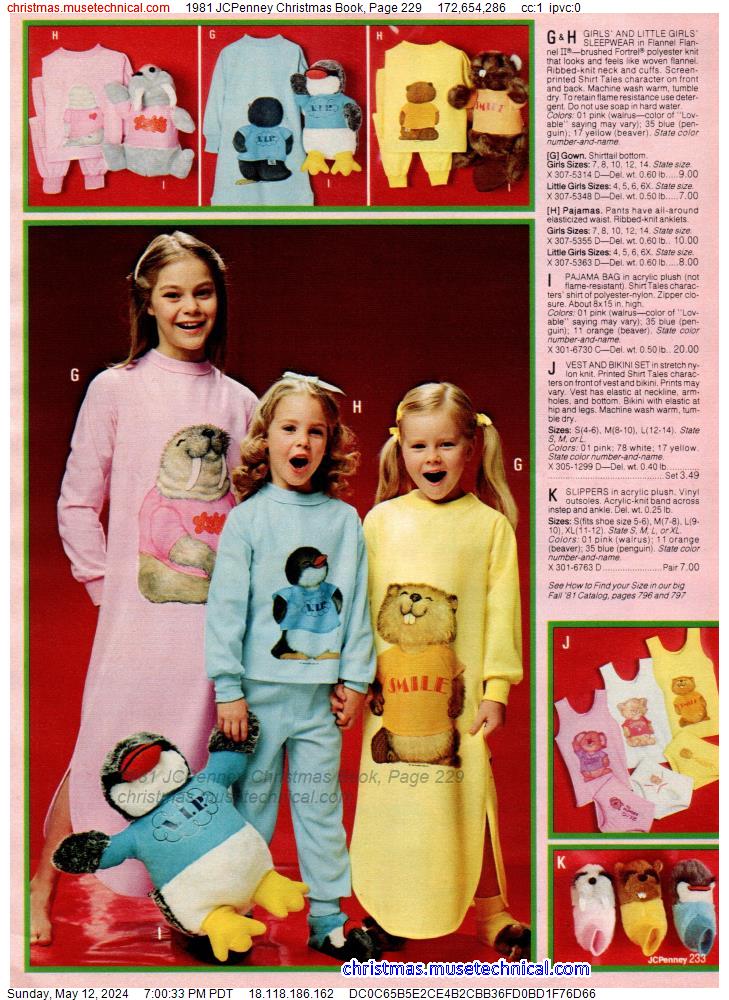 1981 JCPenney Christmas Book, Page 229
