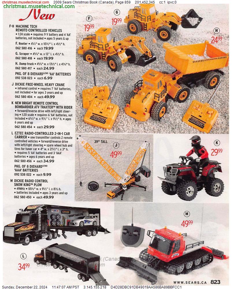 2009 Sears Christmas Book (Canada), Page 859