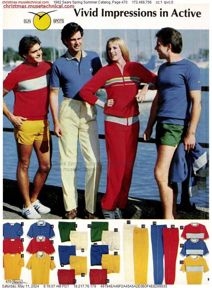 1982 Sears Spring Summer Catalog, Page 470